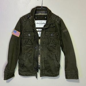 Vintage Abercrombie Elk Lake Jacket with patches